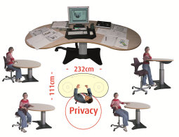 Ergonomisch richtig am Schreibtisch: Sitzen - Stehen - Bewegen