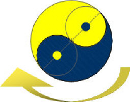 Die Dynamik im Yin Yang Symbol
